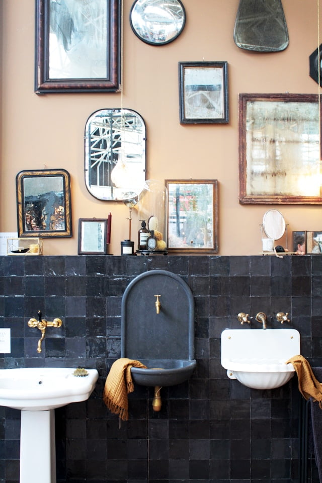 collection of western bathroom mirrors