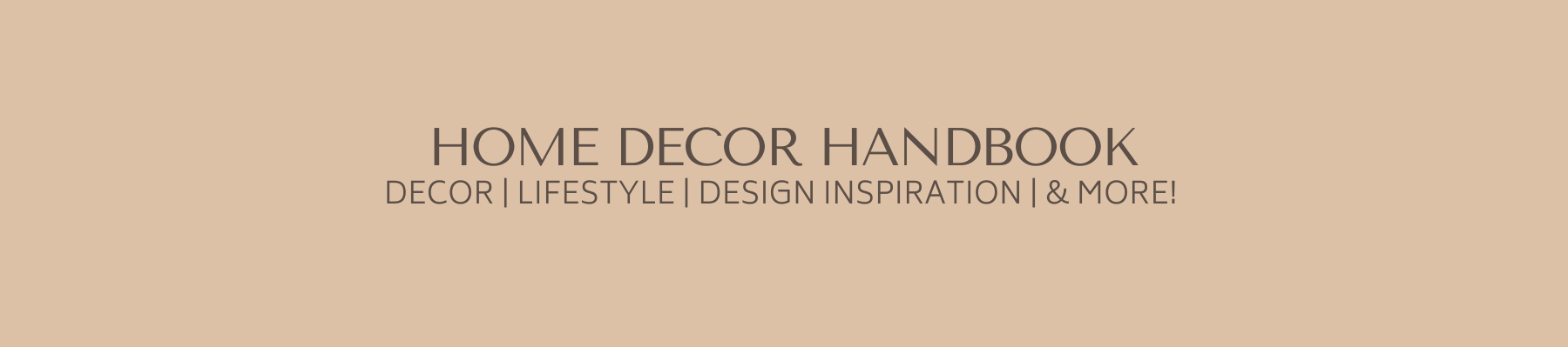 Home Decor Handbook